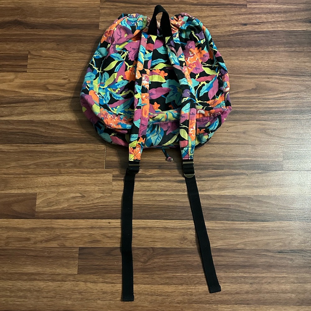 VTG Roxy Colorful Floral BackPack - Picture 11 of 13